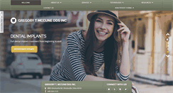 Desktop Screenshot of mccunedental.com